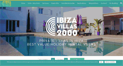 Desktop Screenshot of ibizavillas2000.com